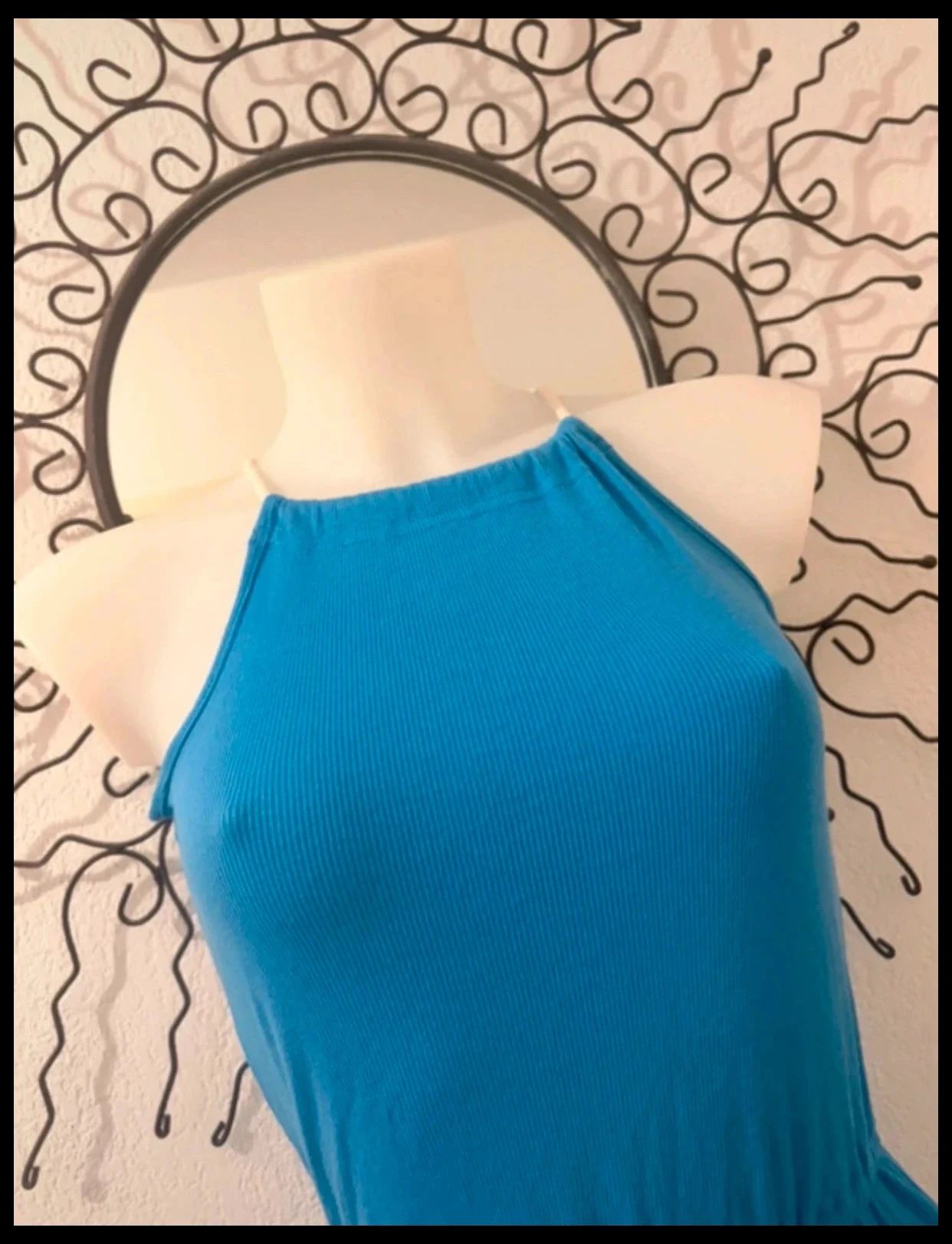 Light Blue Pimkie Backless Jumpsuit – Size XS – photo 3